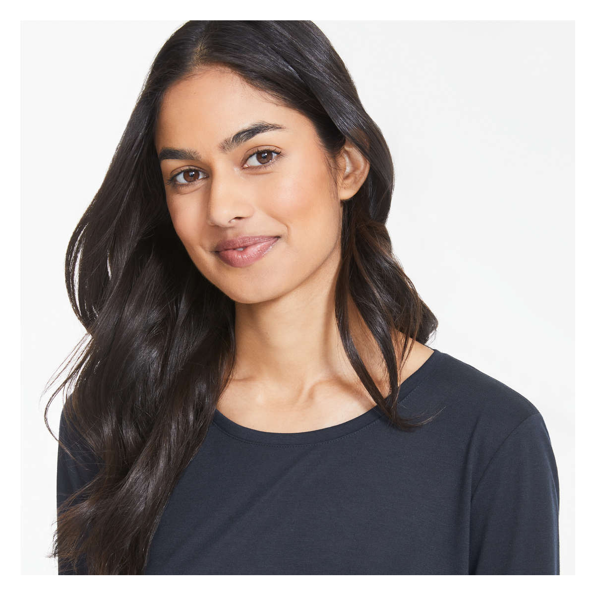 Relaxed-Fit Long Sleeve in JF Midnight Blue from Joe Fresh